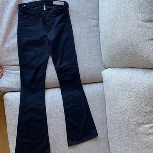 Rag and bone flared black jeans